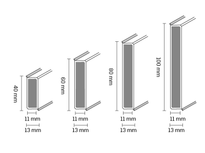 Soklová lišta Cubu flex life 40 bílá