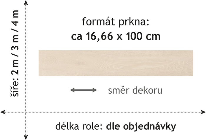 Vinylová podlaha v metráži PVC DUPLEX 1761 s textilní podložkou