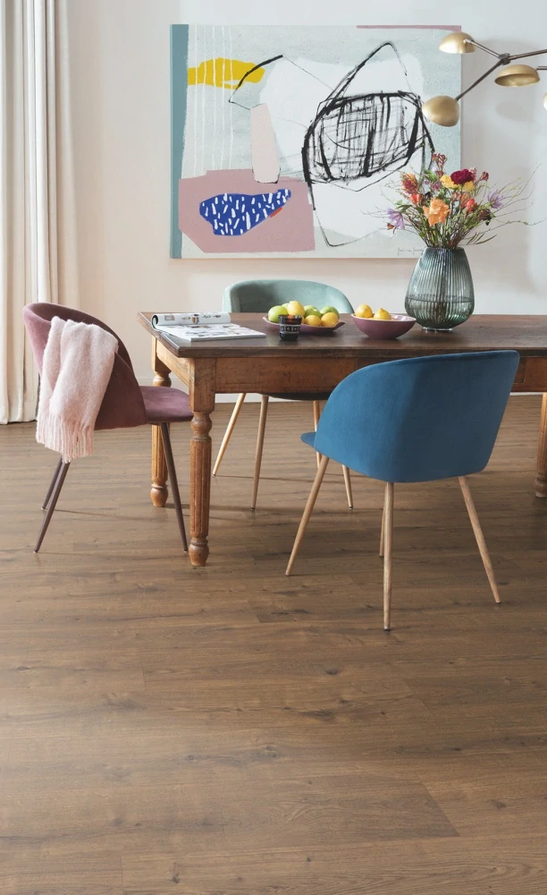 Laminátová plovoucí podlaha FLOORCLIC Country AQ FV 82103 Dub Dunnington tmavý