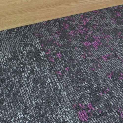 Kobercové čtverce CLOUD 9678 fialovošedý